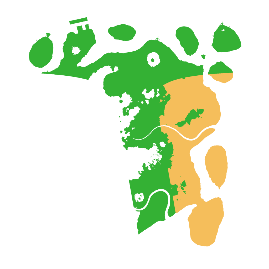 Biome Rust Map: Procedural Map, Size: 3000, Seed: 59389