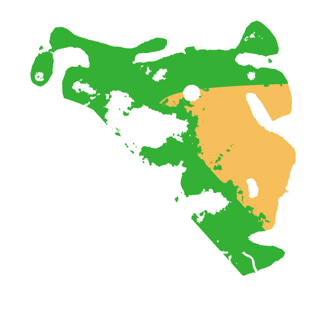 Biome Rust Map: Procedural Map, Size: 3500, Seed: 3005