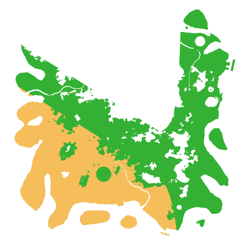 Biome Rust Map: Procedural Map, Size: 4300, Seed: 969126