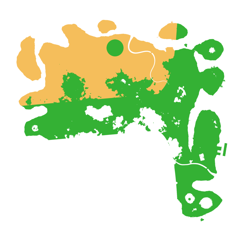 Biome Rust Map: Procedural Map, Size: 3800, Seed: 672030912