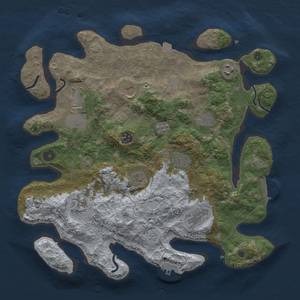 Thumbnail Rust Map: Procedural Map, Size: 3800, Seed: 672030912, 18 Monuments