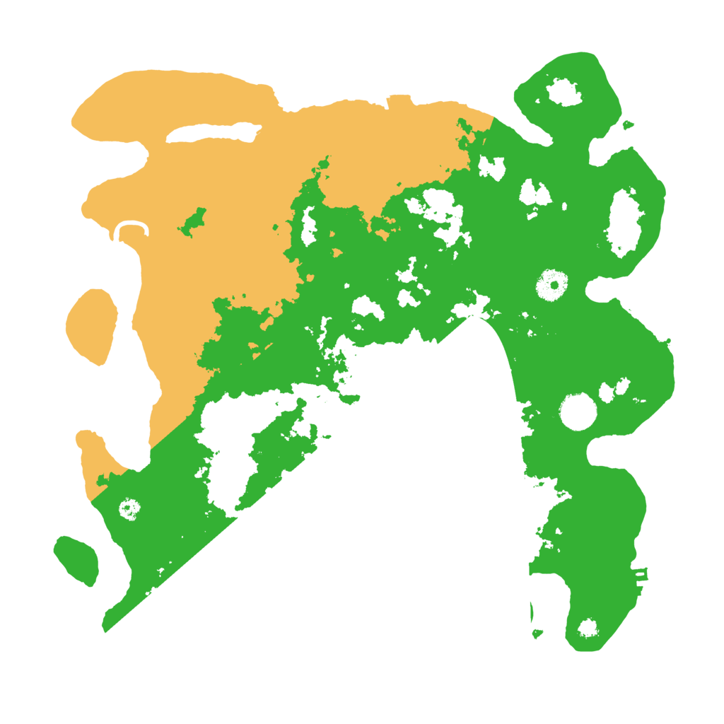 Biome Rust Map: Procedural Map, Size: 3500, Seed: 1587927990