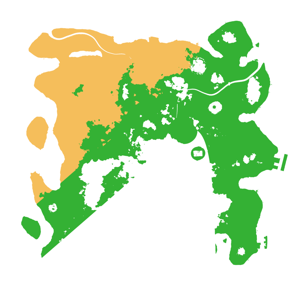 Biome Rust Map: Procedural Map, Size: 3500, Seed: 1587927990
