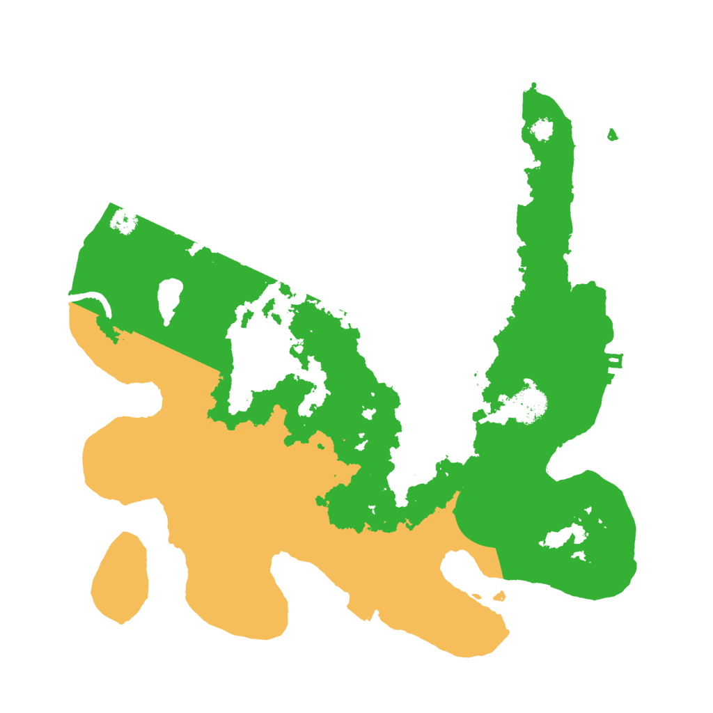 Biome Rust Map: Procedural Map, Size: 3000, Seed: 18793