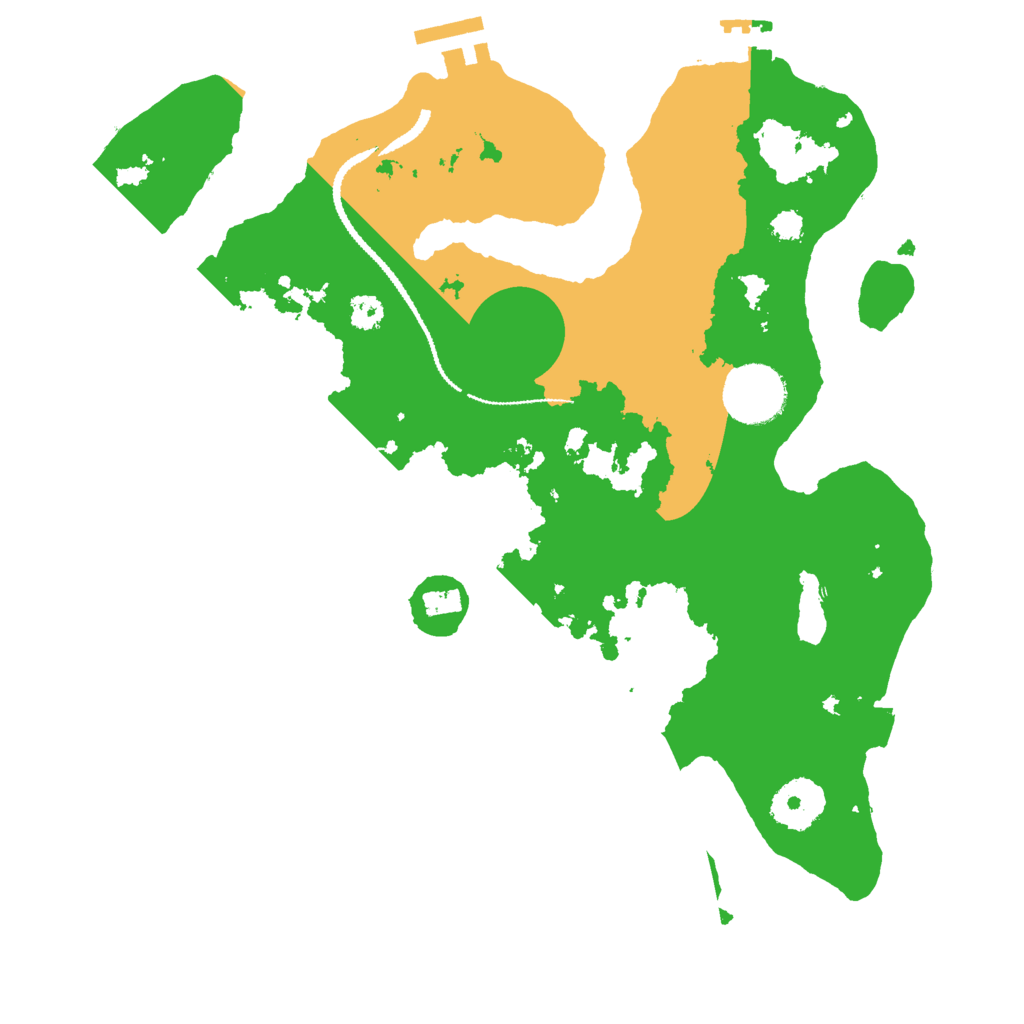 Biome Rust Map: Procedural Map, Size: 3000, Seed: 17158804