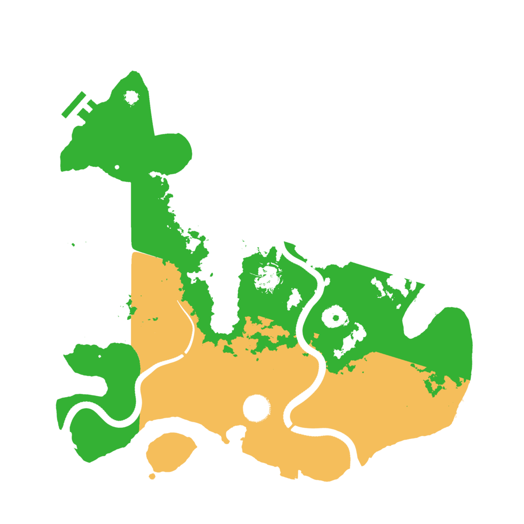 Biome Rust Map: Procedural Map, Size: 3399, Seed: 13825