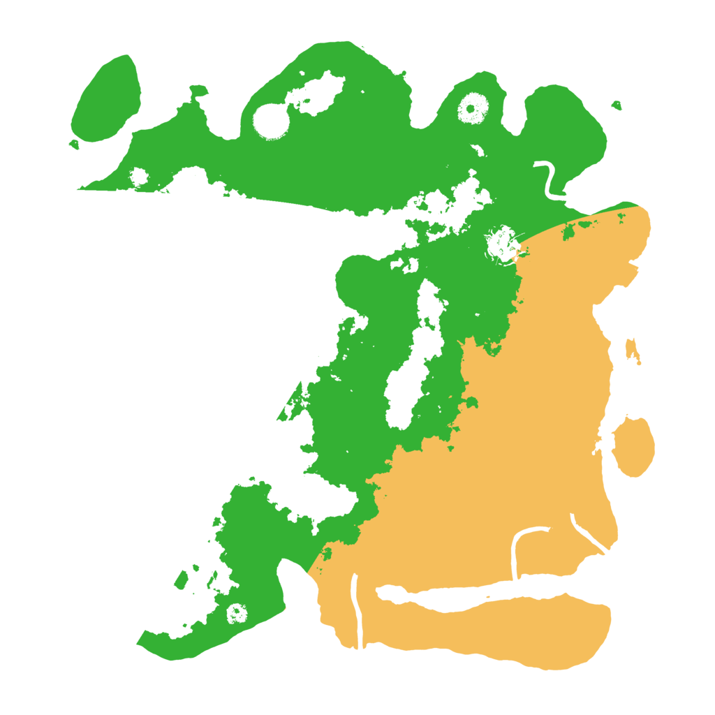 Biome Rust Map: Procedural Map, Size: 3500, Seed: 1803740702