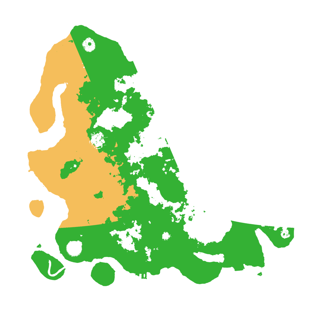 Biome Rust Map: Procedural Map, Size: 3600, Seed: 598391237