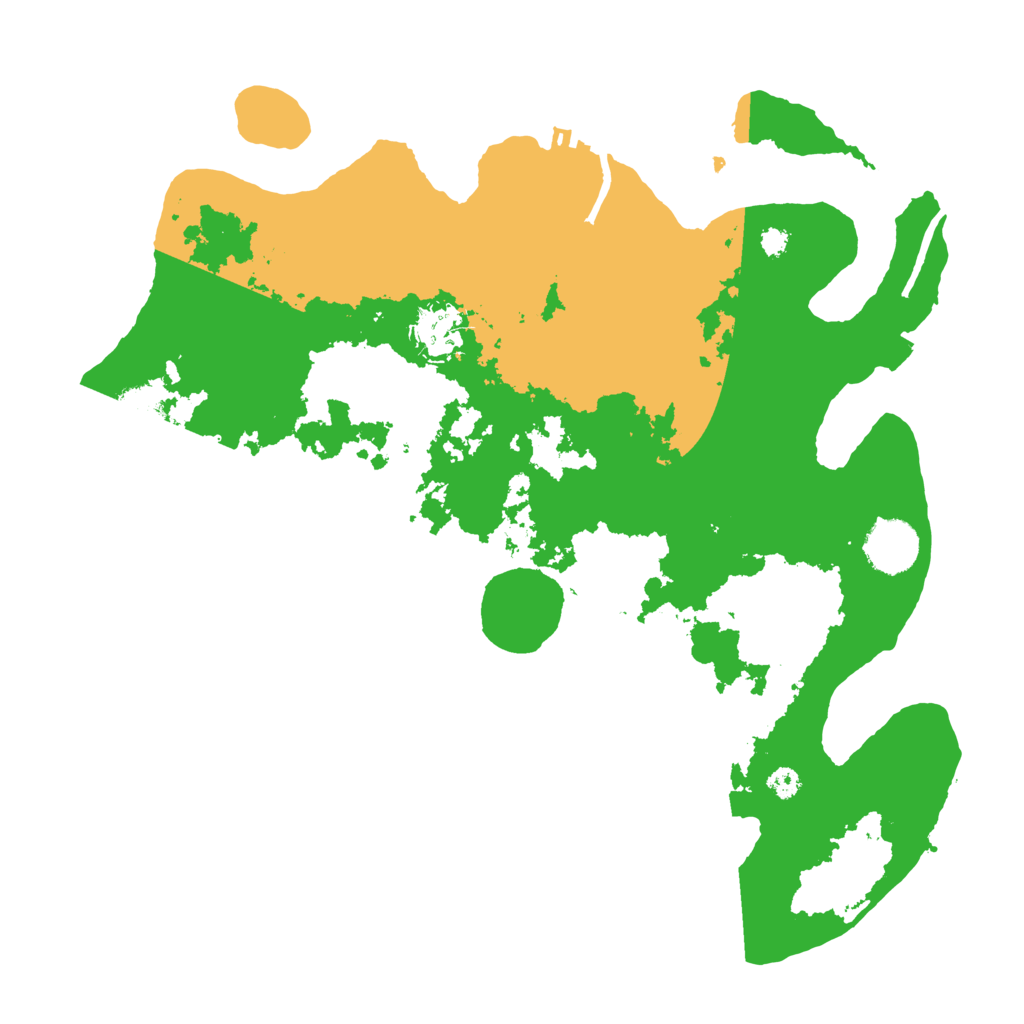 Biome Rust Map: Procedural Map, Size: 3400, Seed: 126358