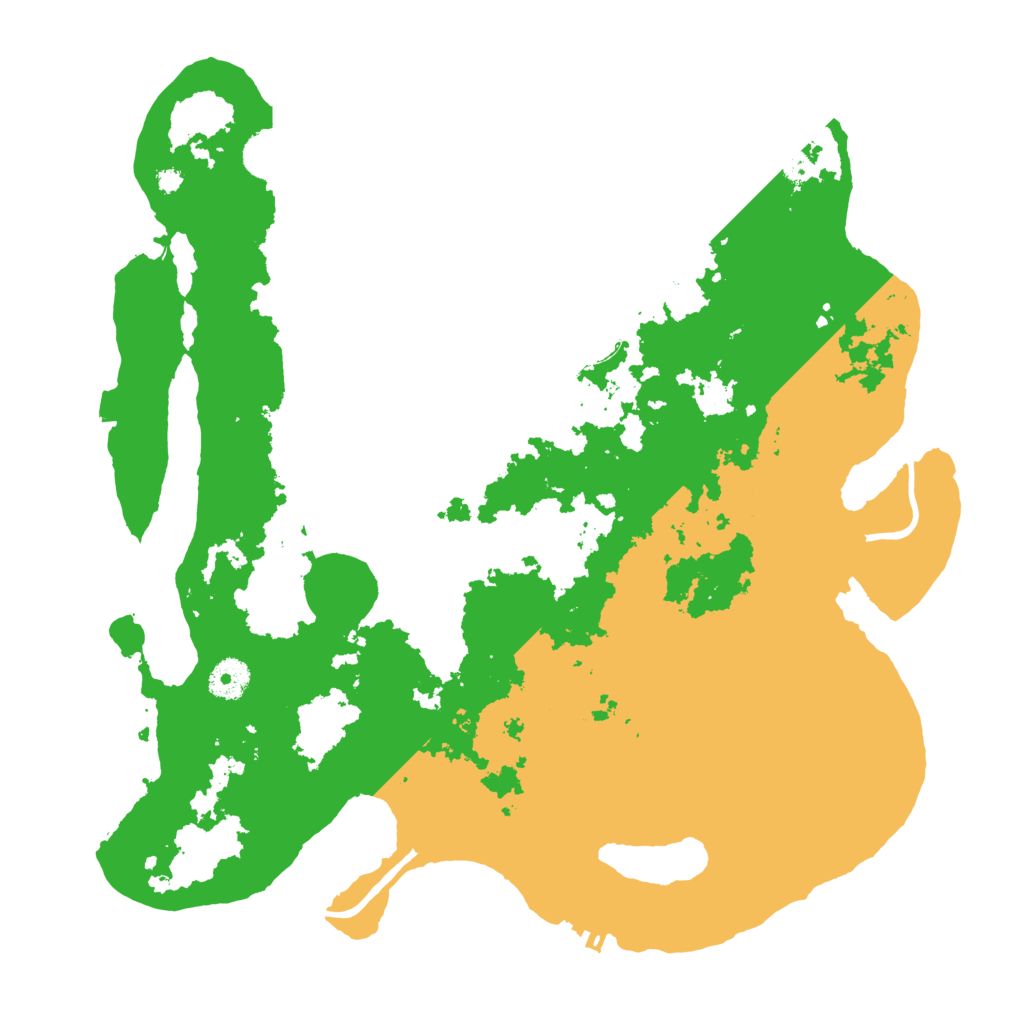 Biome Rust Map: Procedural Map, Size: 3800, Seed: 672030914