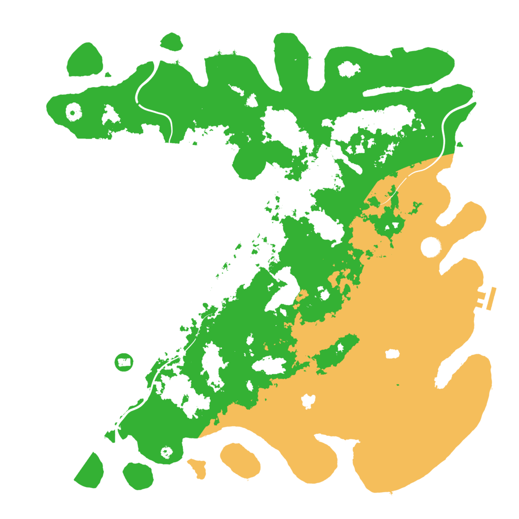 Biome Rust Map: Procedural Map, Size: 4500, Seed: 29791
