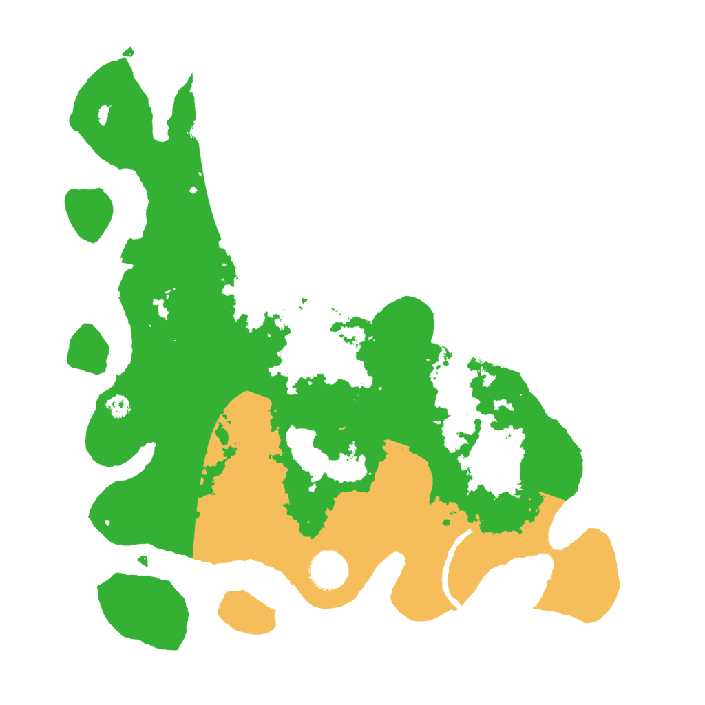 Biome Rust Map: Procedural Map, Size: 3200, Seed: 565167101
