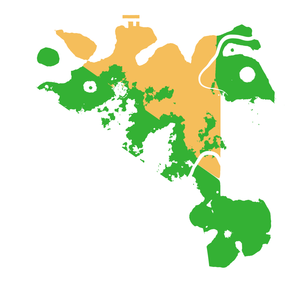 Biome Rust Map: Procedural Map, Size: 3500, Seed: 1283460208