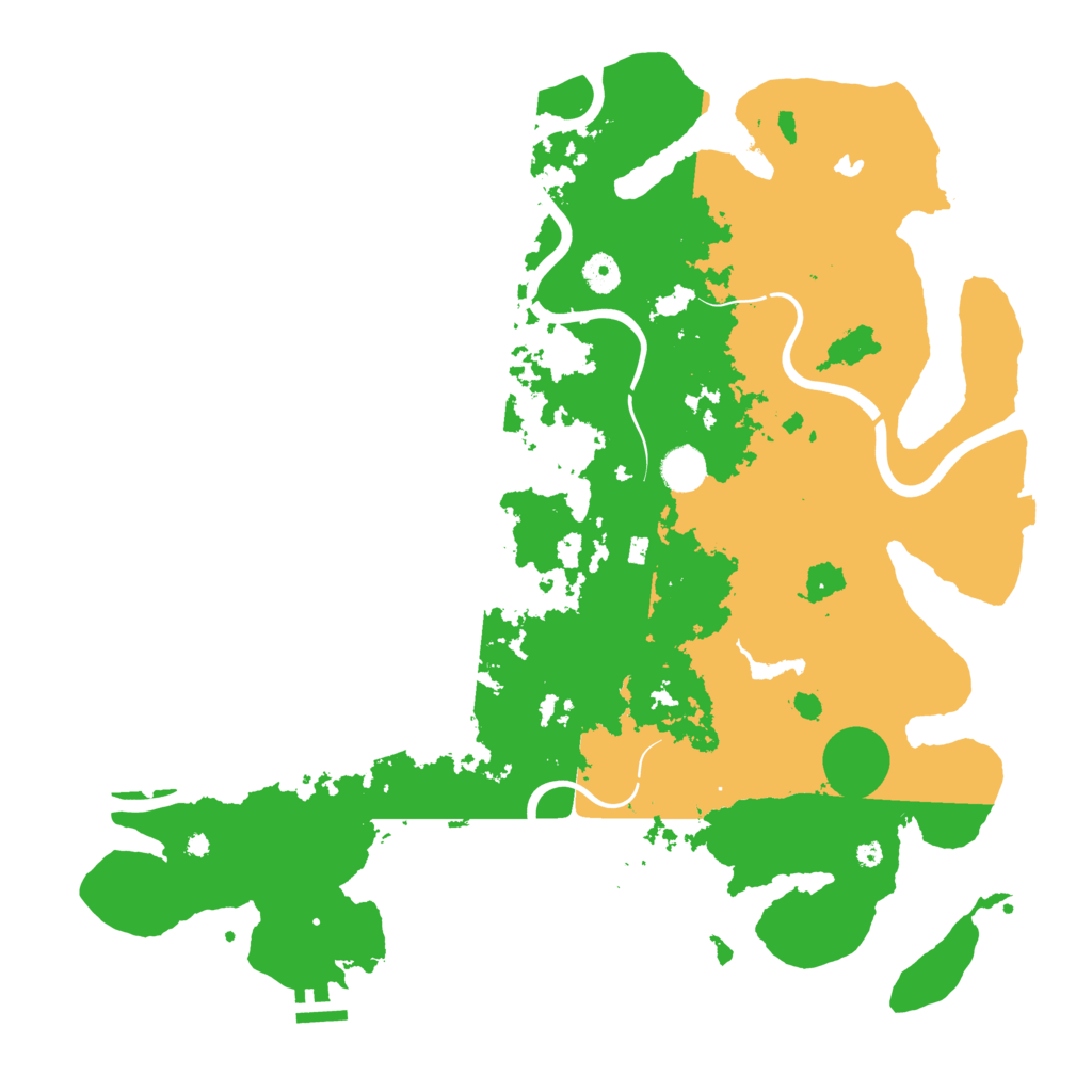 Biome Rust Map: Procedural Map, Size: 4300, Seed: 21049928