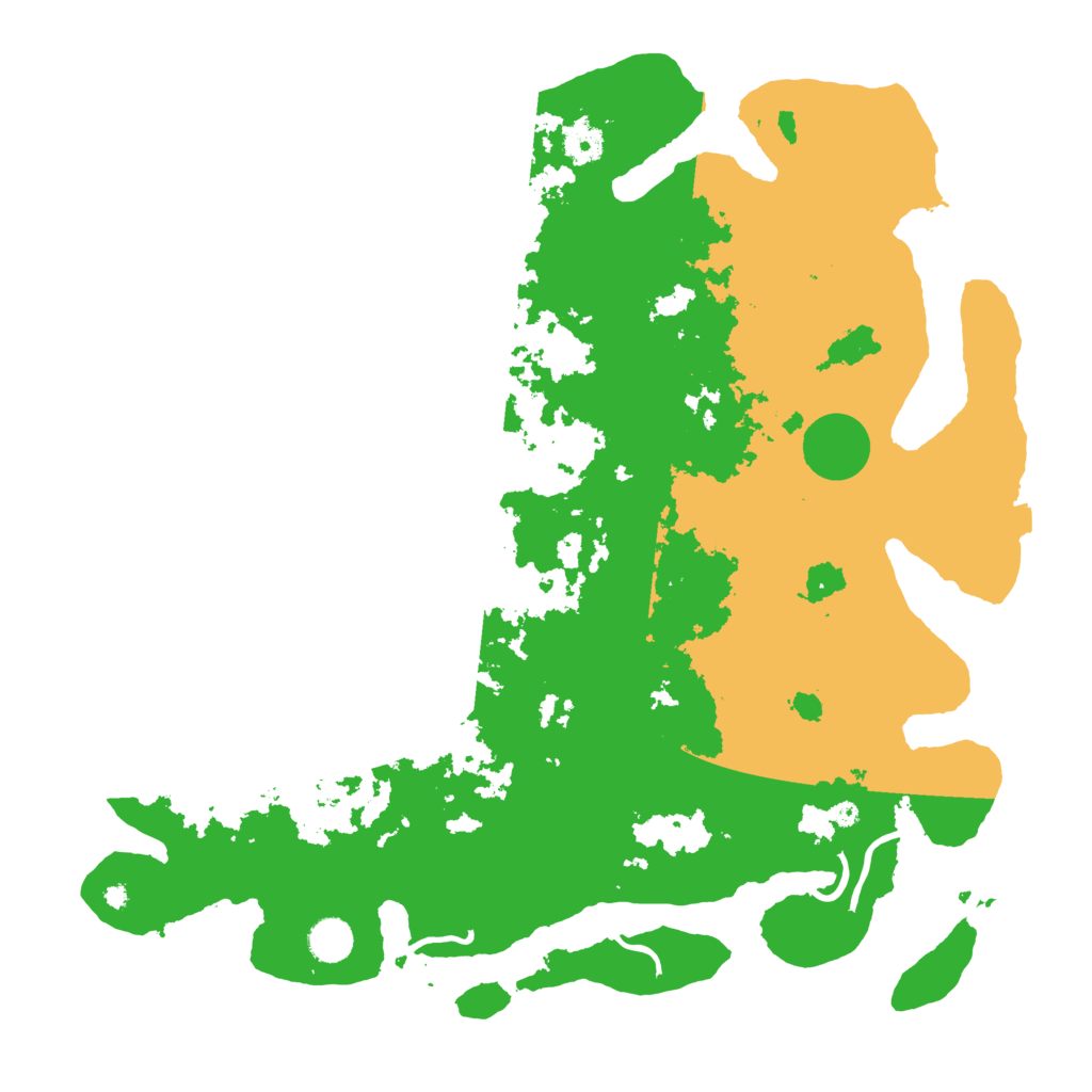 Biome Rust Map: Procedural Map, Size: 4300, Seed: 21049928