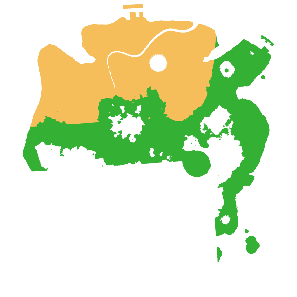 Biome Rust Map: Procedural Map, Size: 3000, Seed: 1214154120