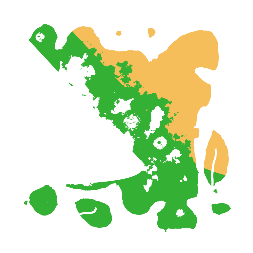 Biome Rust Map: Procedural Map, Size: 3000, Seed: 16753027