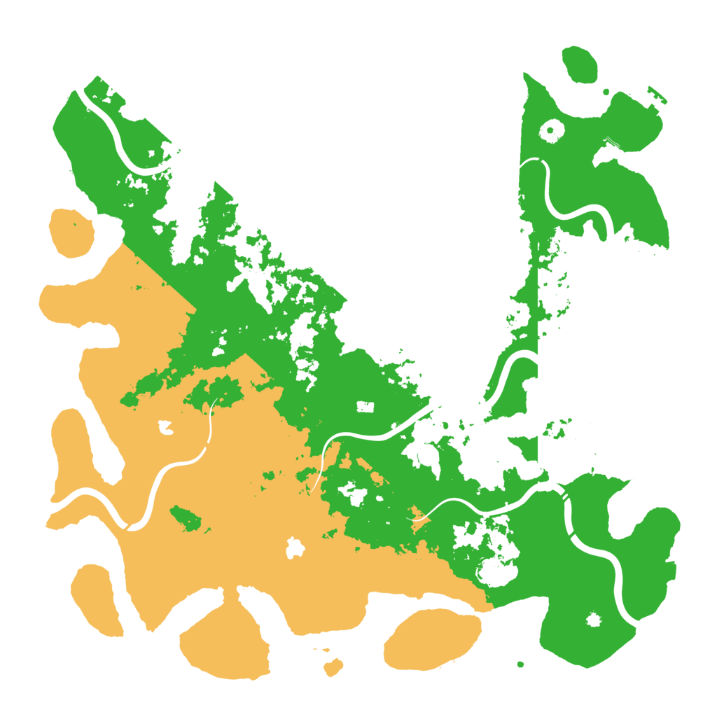 Biome Rust Map: Procedural Map, Size: 4500, Seed: 863267