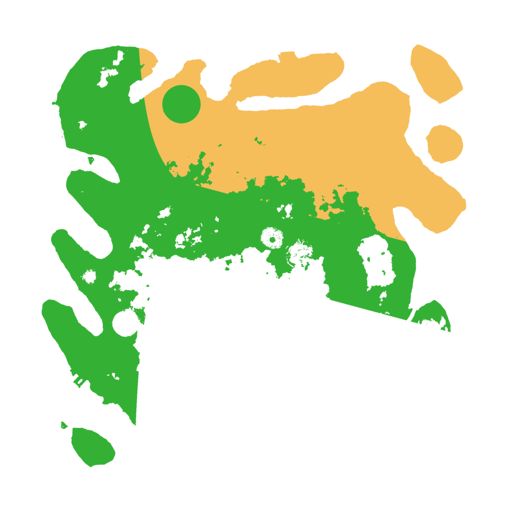 Biome Rust Map: Procedural Map, Size: 3500, Seed: 206781350