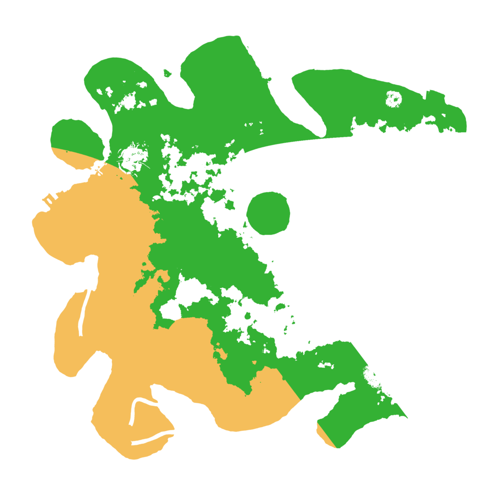 Biome Rust Map: Procedural Map, Size: 3090, Seed: 1111