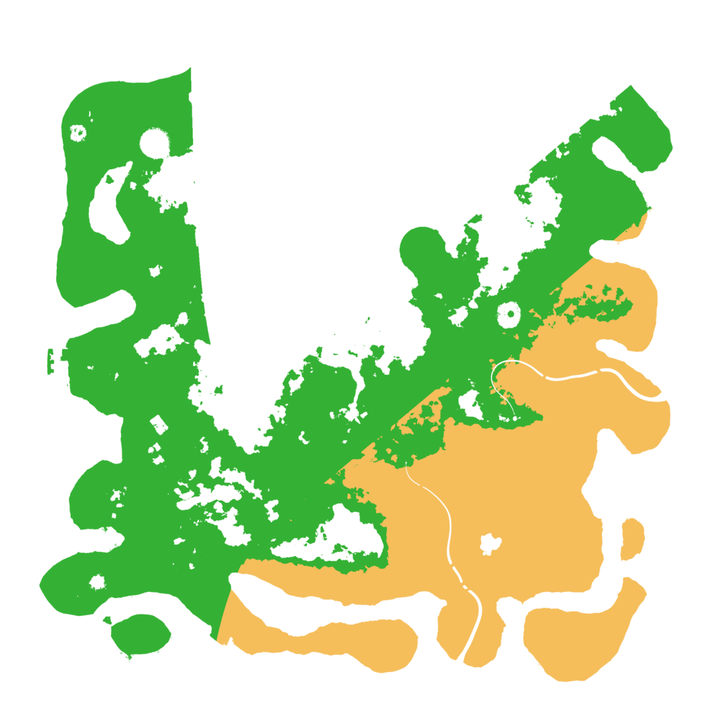 Biome Rust Map: Procedural Map, Size: 4250, Seed: 437341249