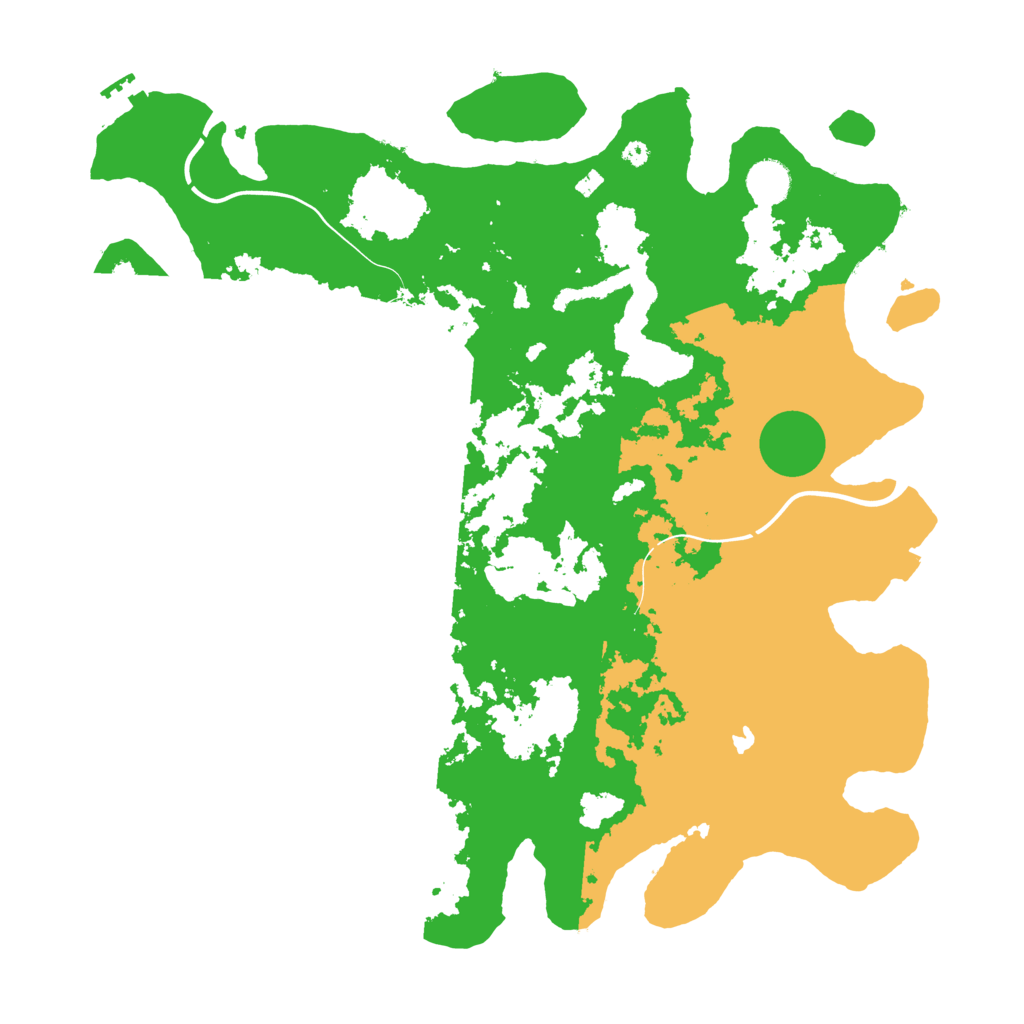 Biome Rust Map: Procedural Map, Size: 4100, Seed: 77575060