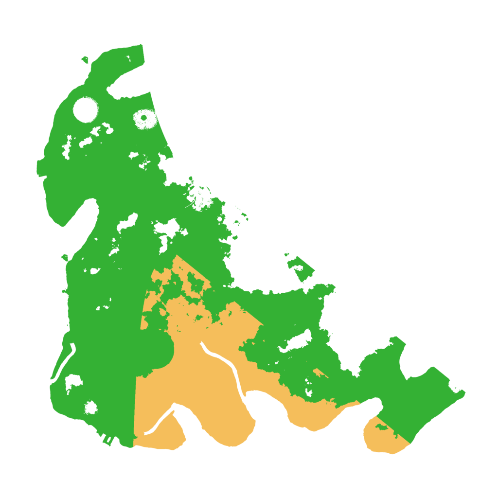 Biome Rust Map: Procedural Map, Size: 3500, Seed: 83549568