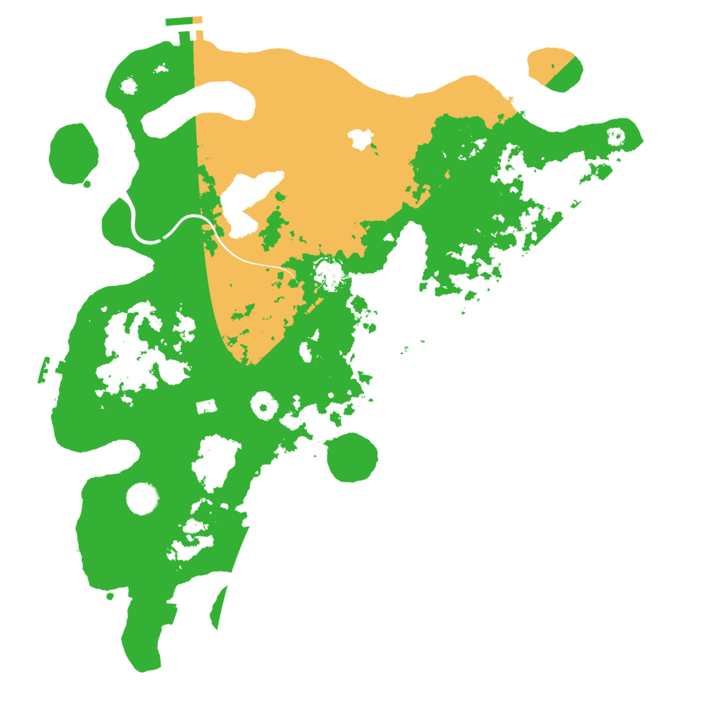 Biome Rust Map: Procedural Map, Size: 4000, Seed: 65165