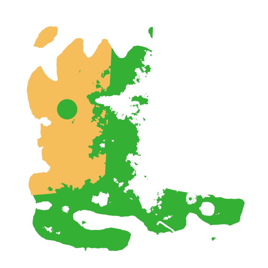 Biome Rust Map: Procedural Map, Size: 3500, Seed: 1676174387