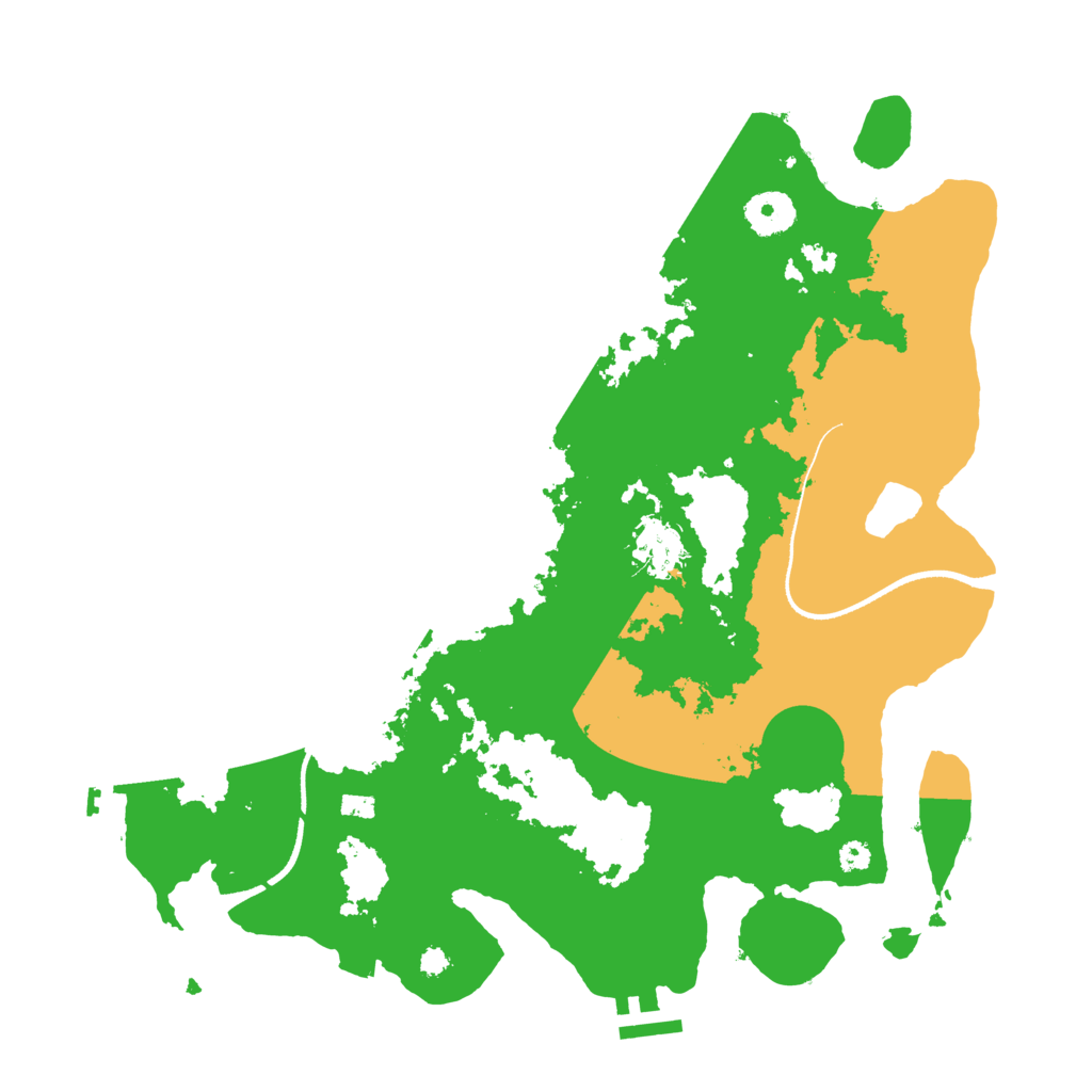Biome Rust Map: Procedural Map, Size: 3500, Seed: 359059215
