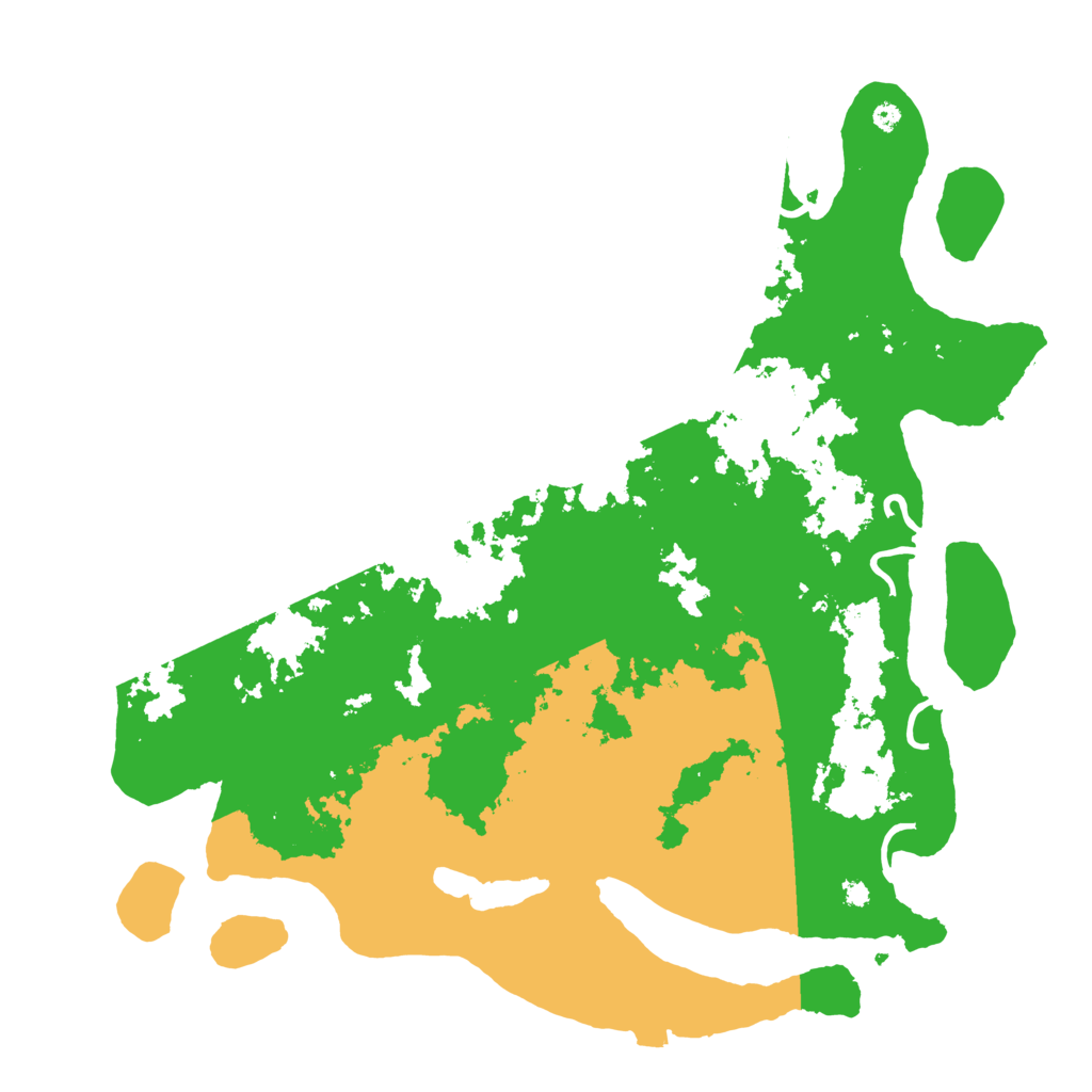 Biome Rust Map: Procedural Map, Size: 4100, Seed: 24781407