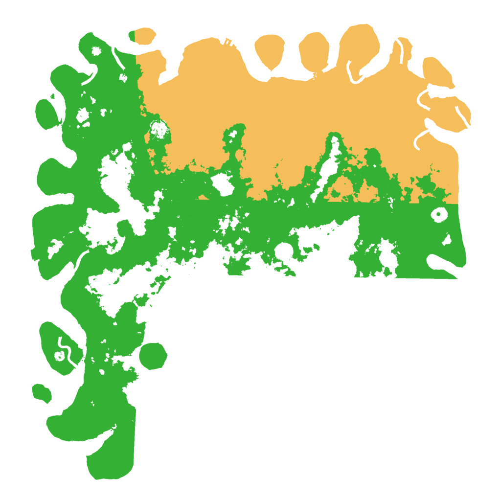 Biome Rust Map: Procedural Map, Size: 5000, Seed: 1599858193