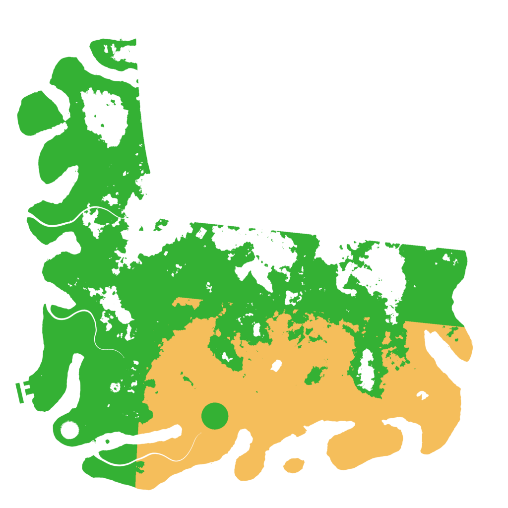 Biome Rust Map: Procedural Map, Size: 5000, Seed: 2147483347