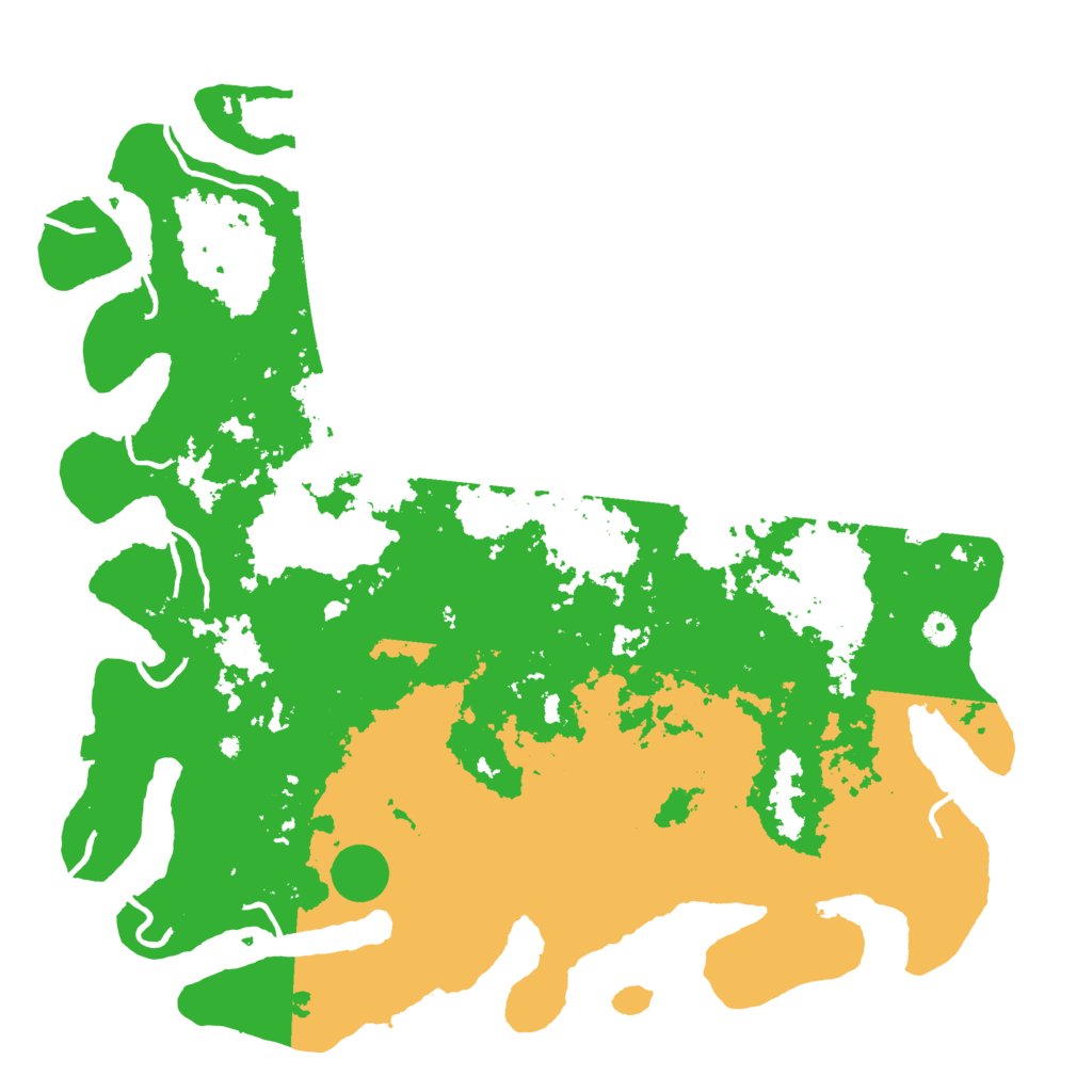 Biome Rust Map: Procedural Map, Size: 5000, Seed: 2147483347