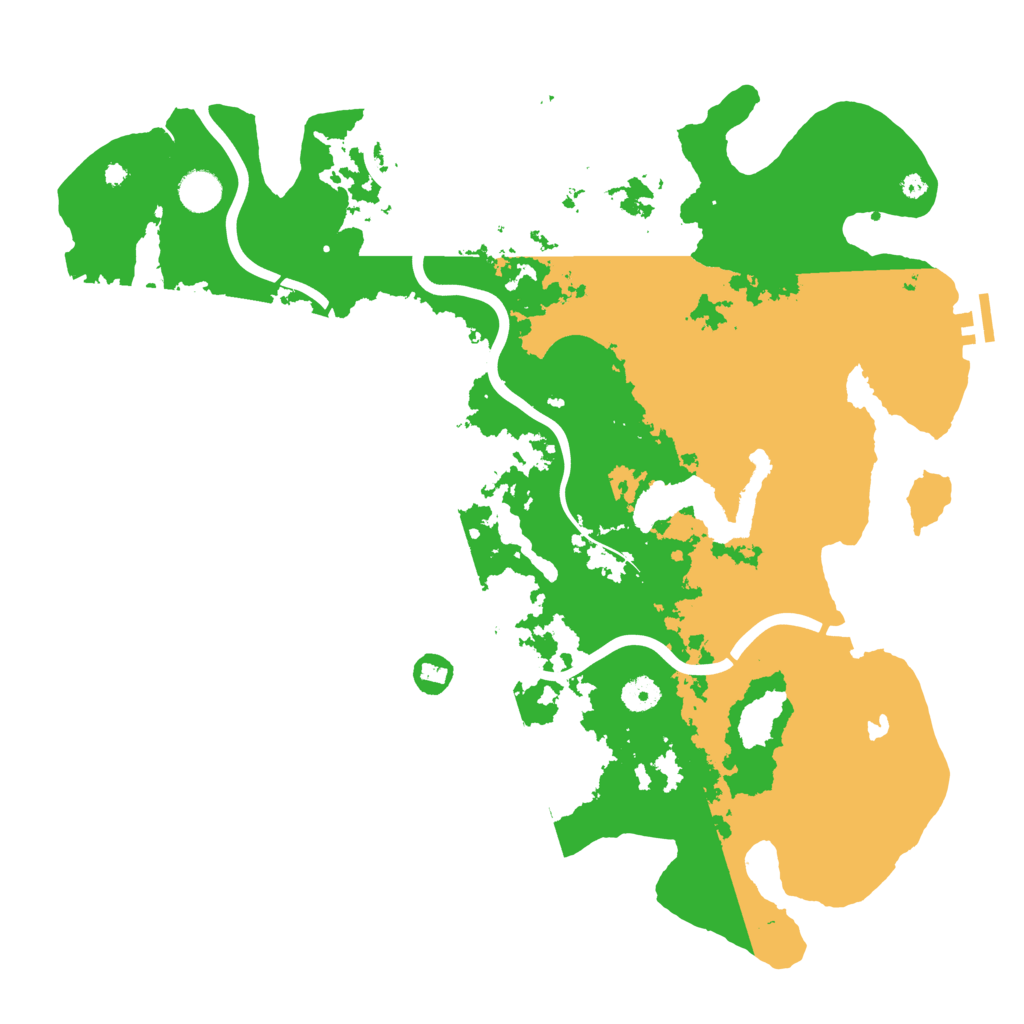 Biome Rust Map: Procedural Map, Size: 4250, Seed: 403844483
