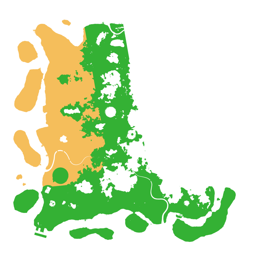 Biome Rust Map: Procedural Map, Size: 4250, Seed: 1732