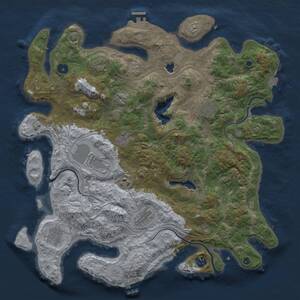 Thumbnail Rust Map: Procedural Map, Size: 4250, Seed: 1475268561, 15 Monuments