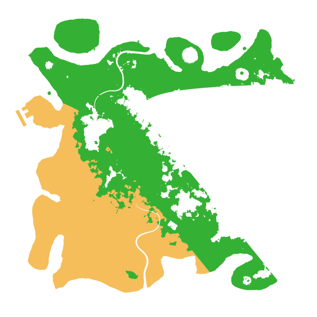 Biome Rust Map: Procedural Map, Size: 3650, Seed: 18935443