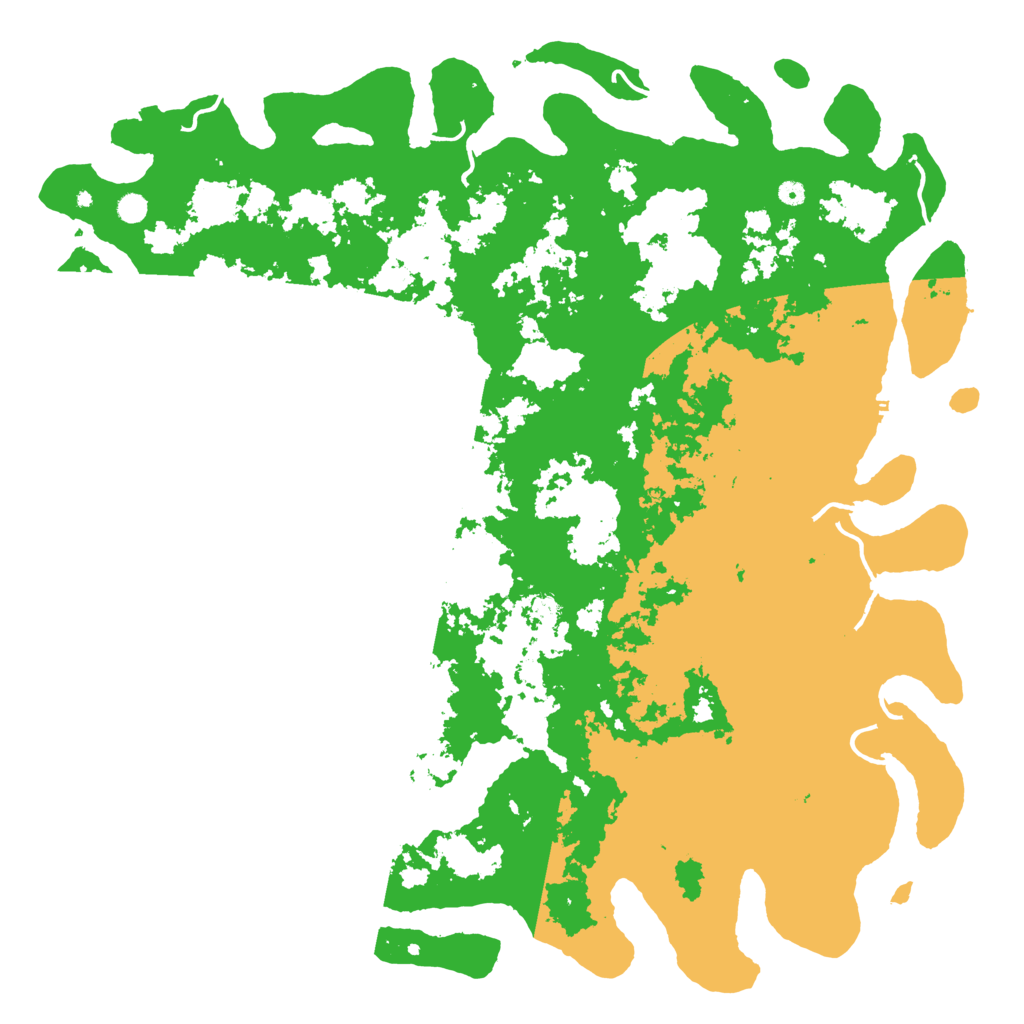 Biome Rust Map: Procedural Map, Size: 6000, Seed: 63584
