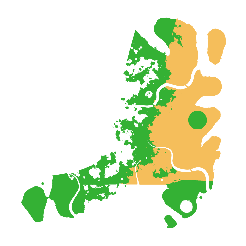 Biome Rust Map: Procedural Map, Size: 3500, Seed: 1884078030
