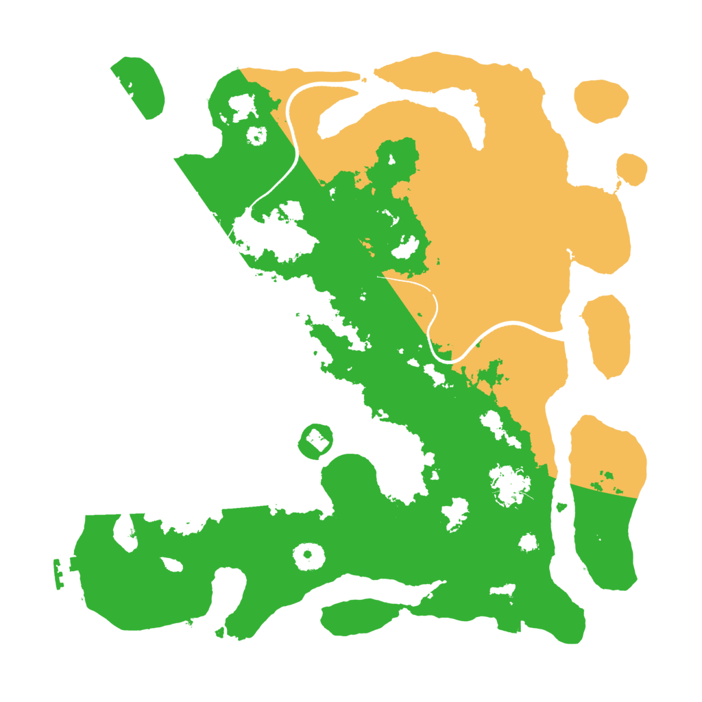 Biome Rust Map: Procedural Map, Size: 3500, Seed: 67647