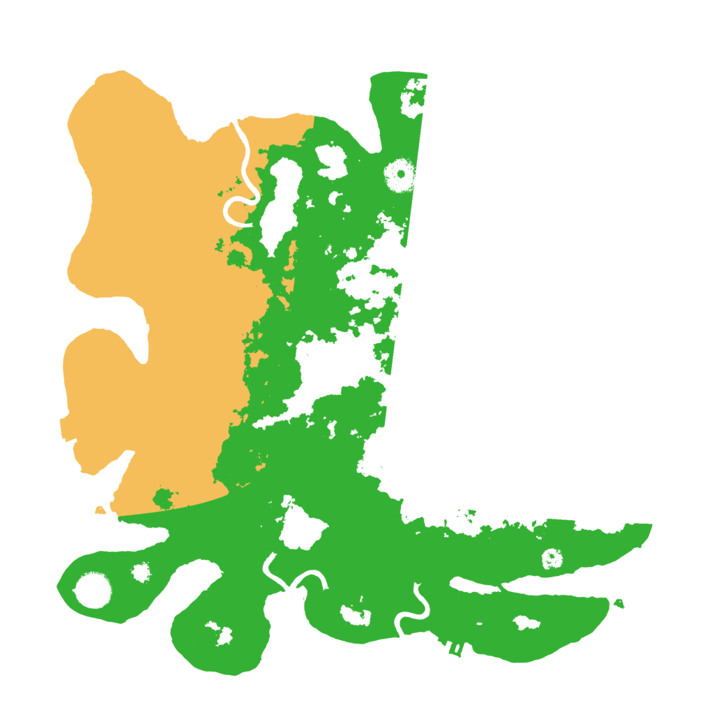 Biome Rust Map: Procedural Map, Size: 3500, Seed: 20240531