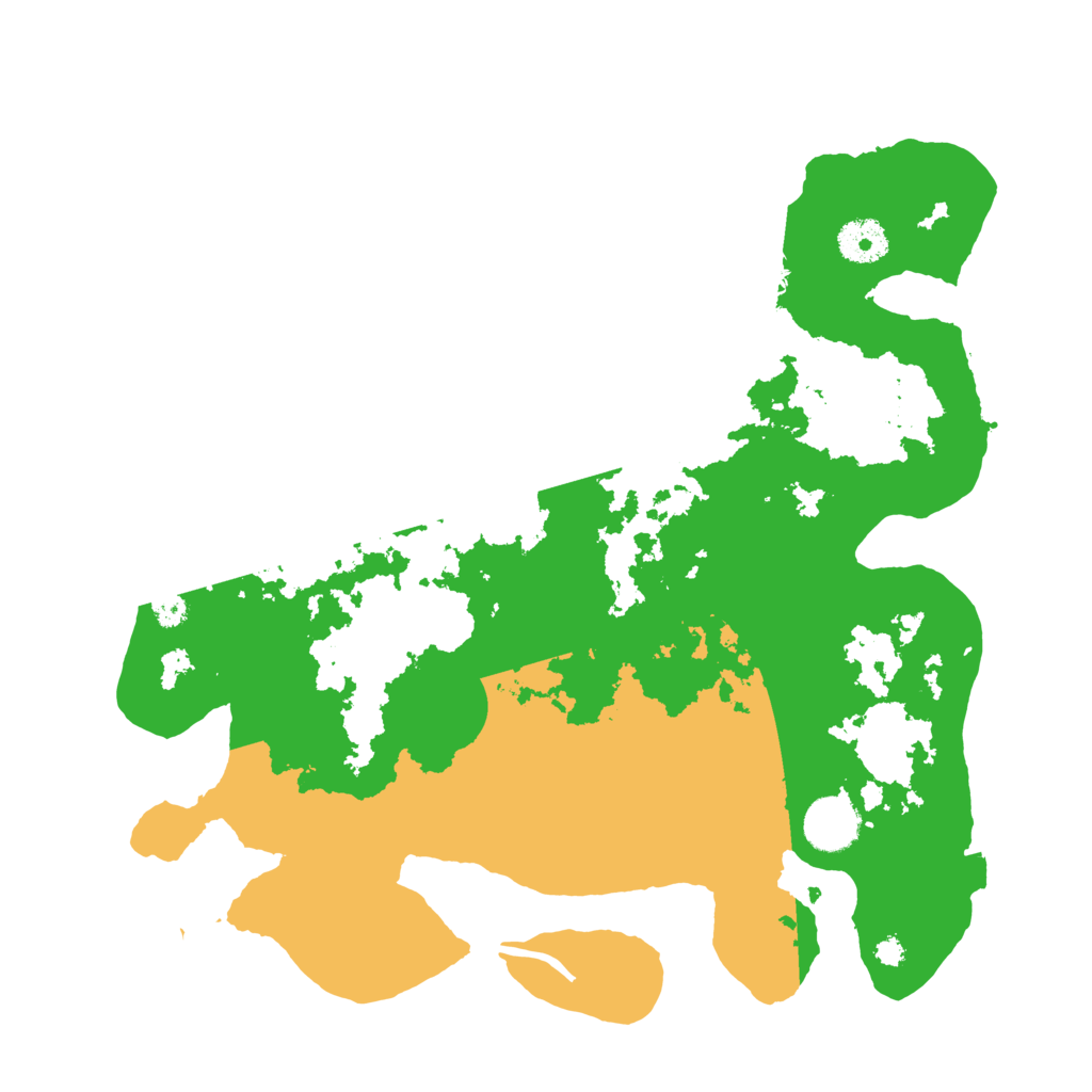 Biome Rust Map: Procedural Map, Size: 3500, Seed: 2101642012