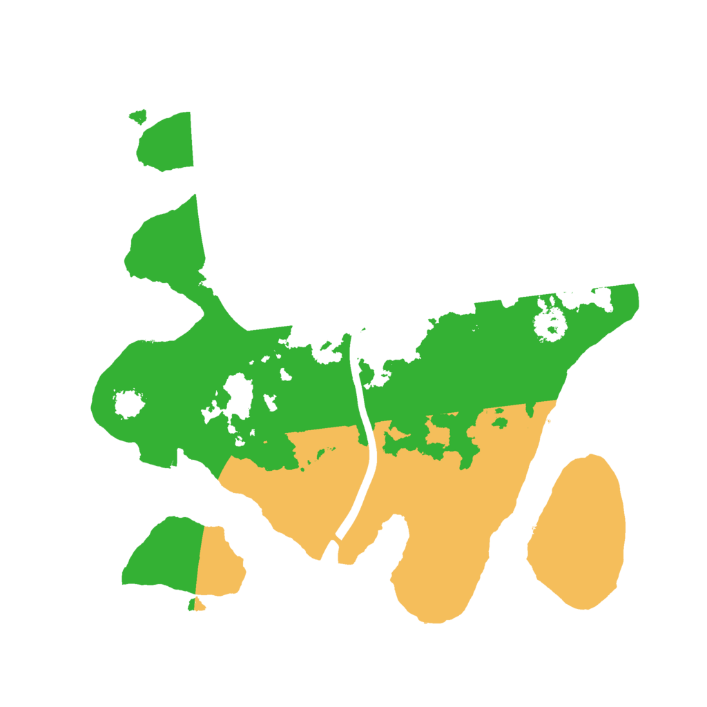 Biome Rust Map: Procedural Map, Size: 2200, Seed: 9876913