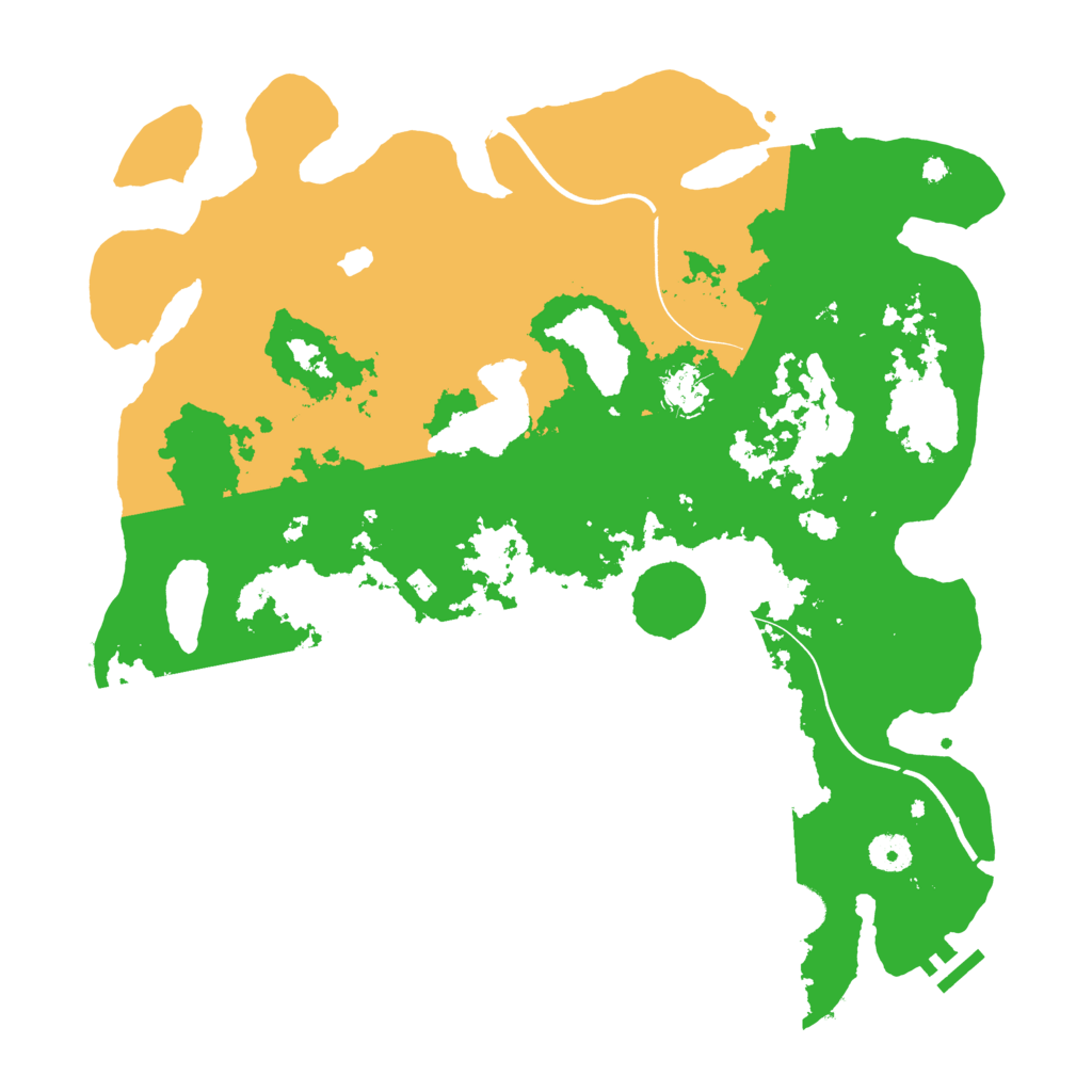 Biome Rust Map: Procedural Map, Size: 4000, Seed: 1529306282