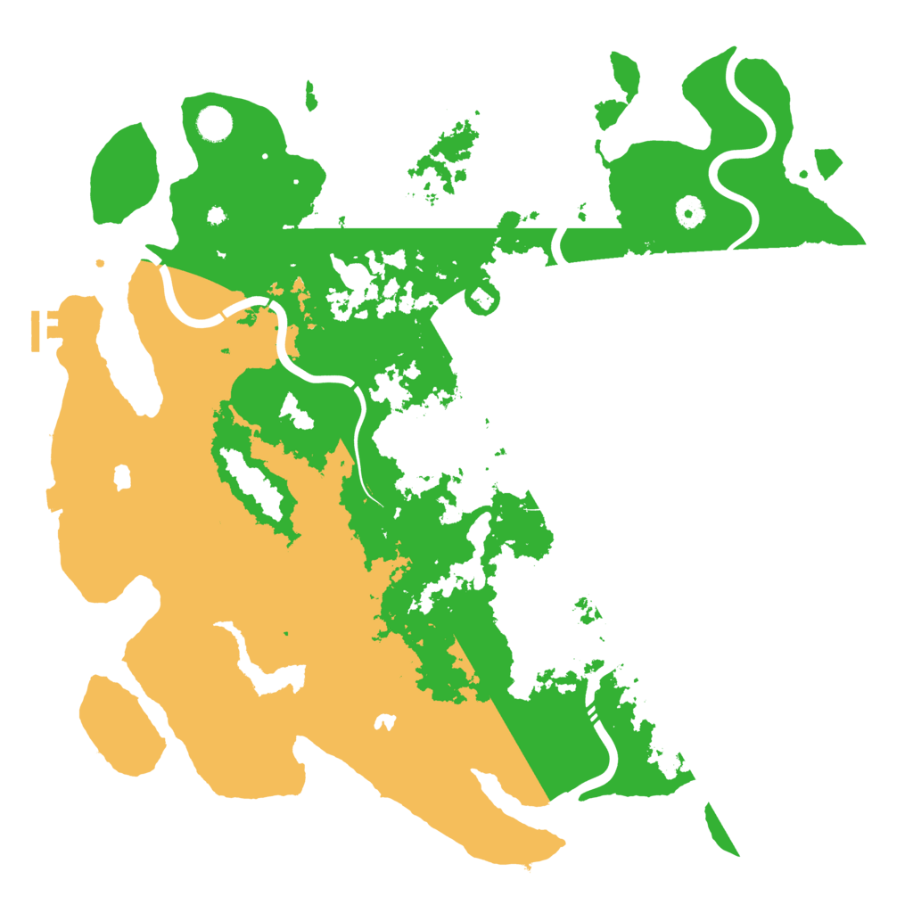 Biome Rust Map: Procedural Map, Size: 4500, Seed: 392954299