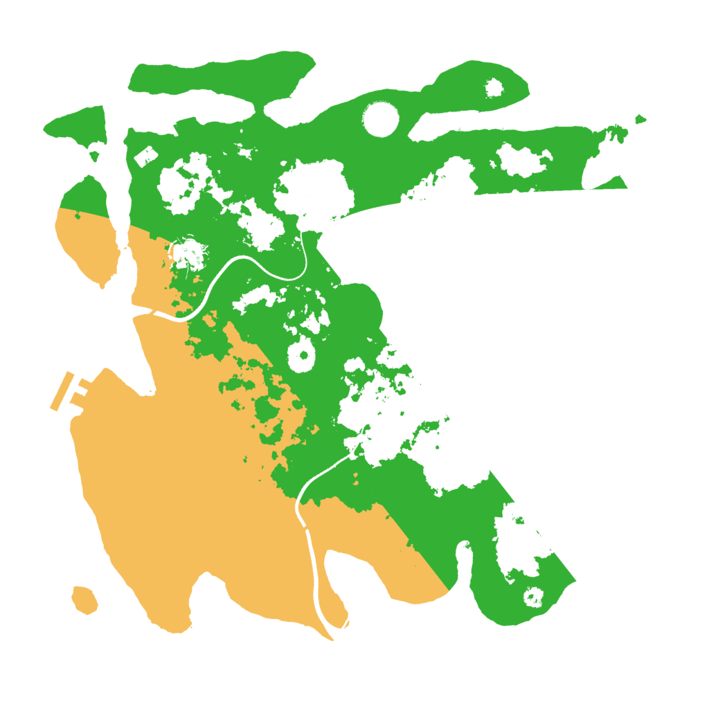 Biome Rust Map: Procedural Map, Size: 3500, Seed: 270949189