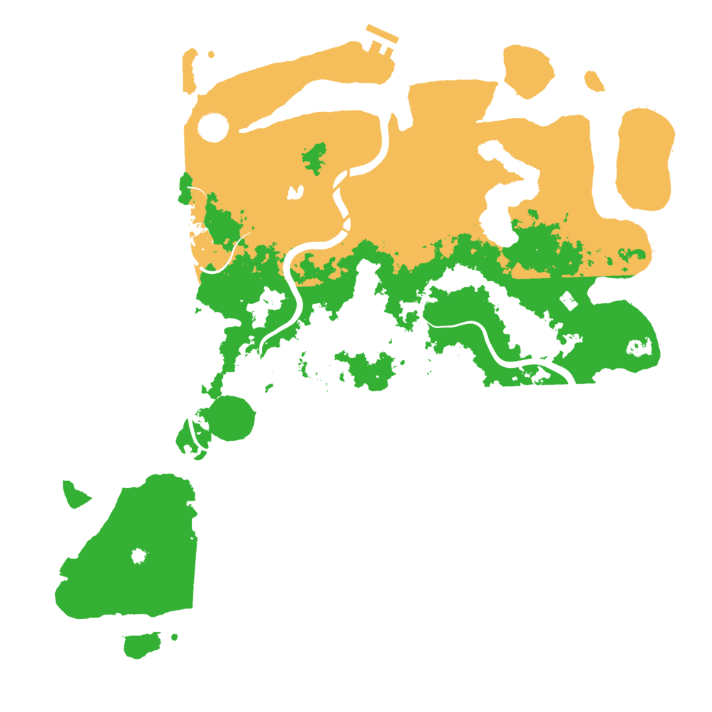 Biome Rust Map: Procedural Map, Size: 4250, Seed: 1008291951