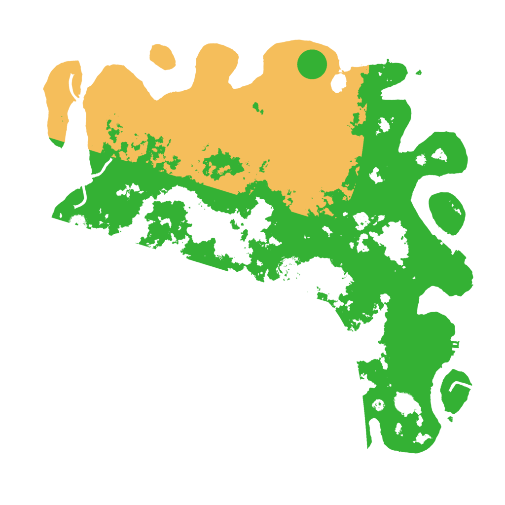 Biome Rust Map: Procedural Map, Size: 4500, Seed: 253230617