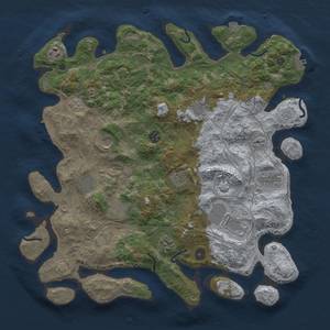 Thumbnail Rust Map: Procedural Map, Size: 4250, Seed: 75359406, 19 Monuments